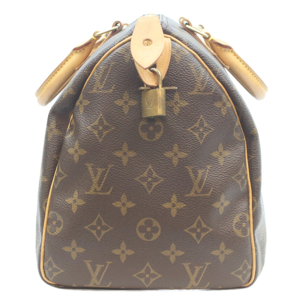 LOUIS VUITTON Brown Monogram Speedy 30 Boston Bag - Picture 2 of 10